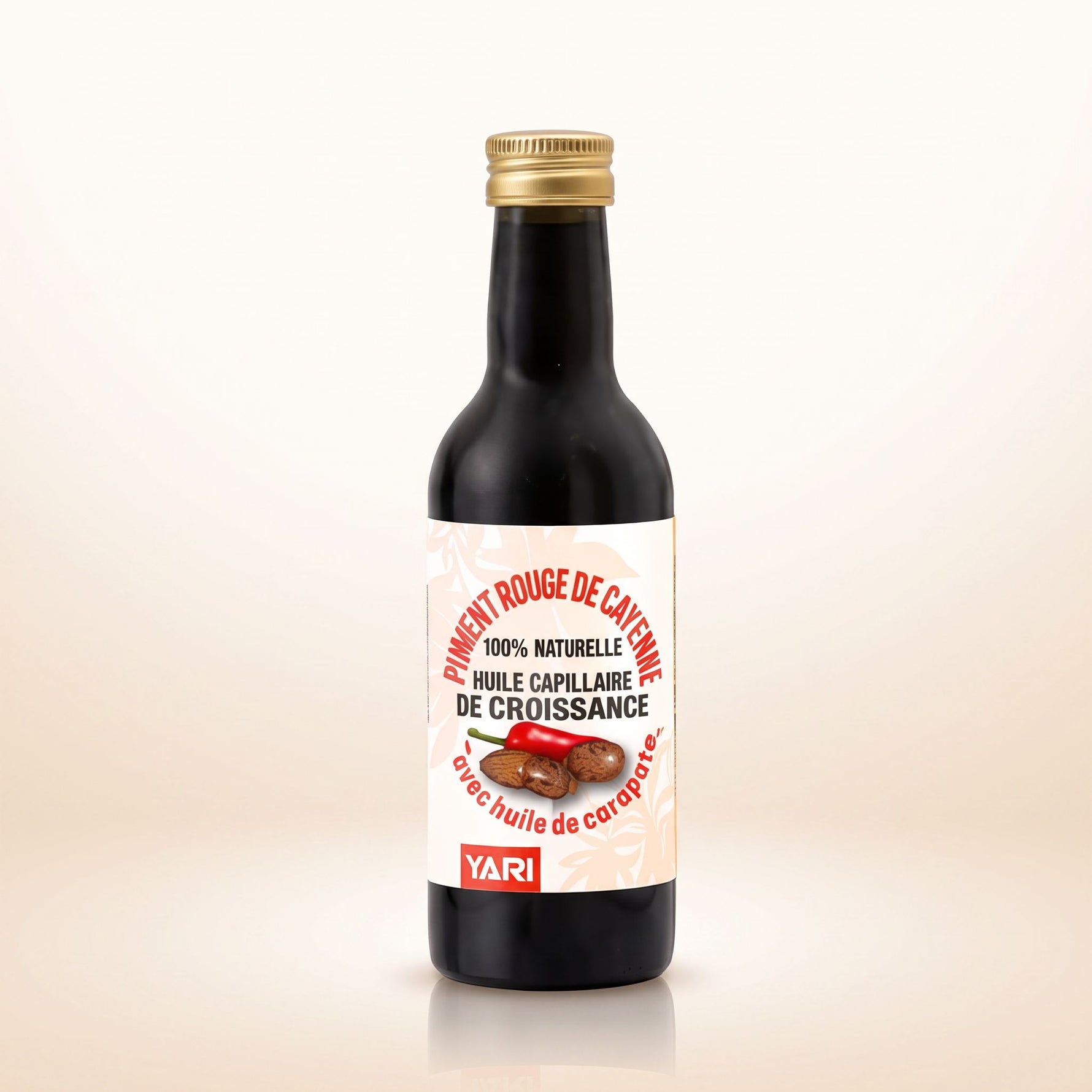 Yari Huile de Piment Rouge de Cayenne & Carapate 250 ml - hero