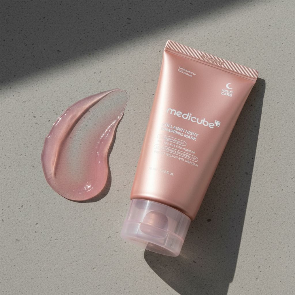 Medicube Collagen Night Wrapping Mask – Masque de Nuit Repulpant au Collagène 75 ml - texture