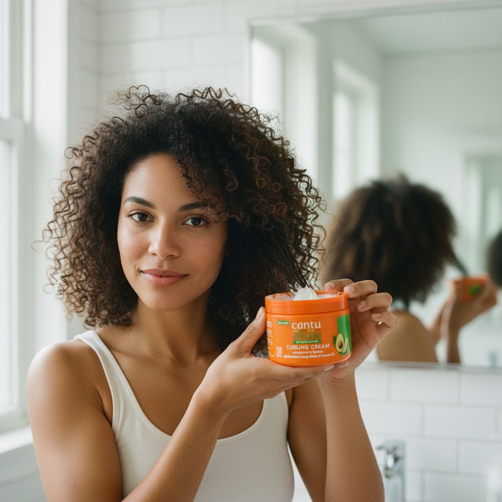CANTU – Crème Définition Boucles 340g (Avocado Curling Cream) - lifestyle