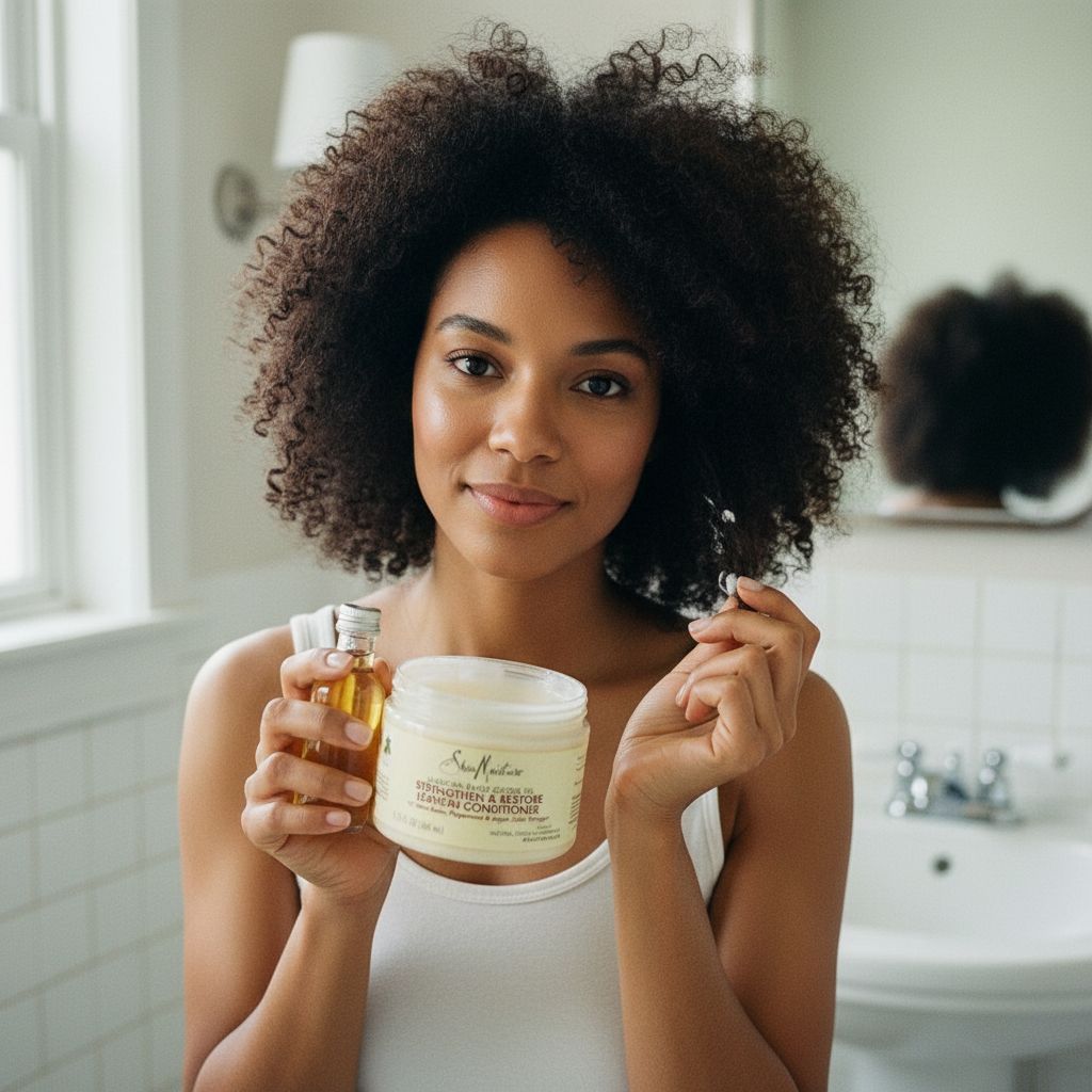 Shea Moisture – Jamaican Black Castor Oil Strengthen & Restore Leave-In Conditioner 340ml - lifestyle