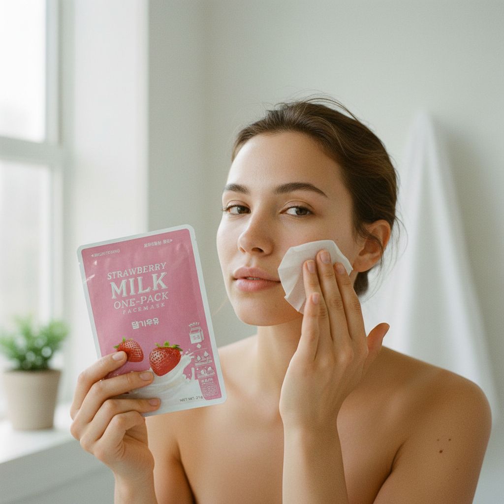 [A'pieu] STRAWBERRY MILK ONE-PACK - lifestyle