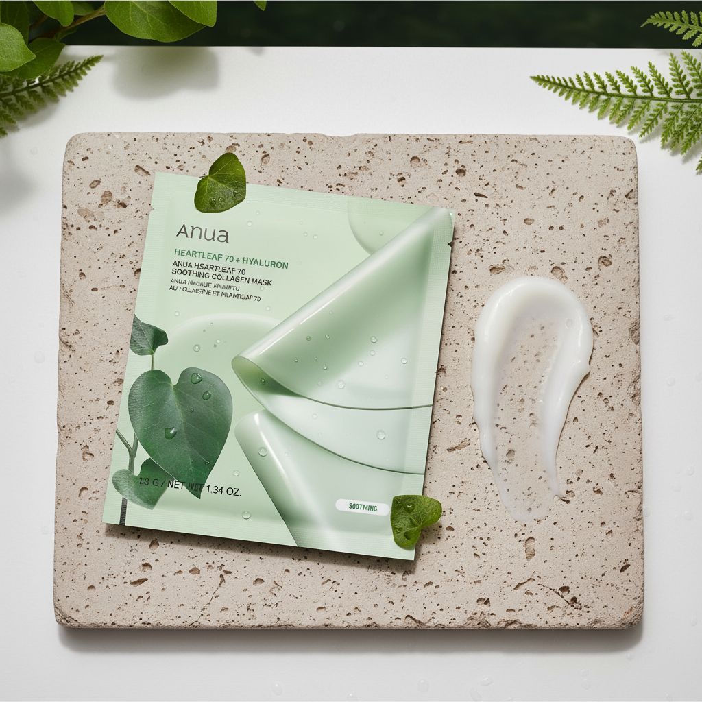 ANUA HEARTLEAF 70 SOOTHING COLLAGEN MASK - texture