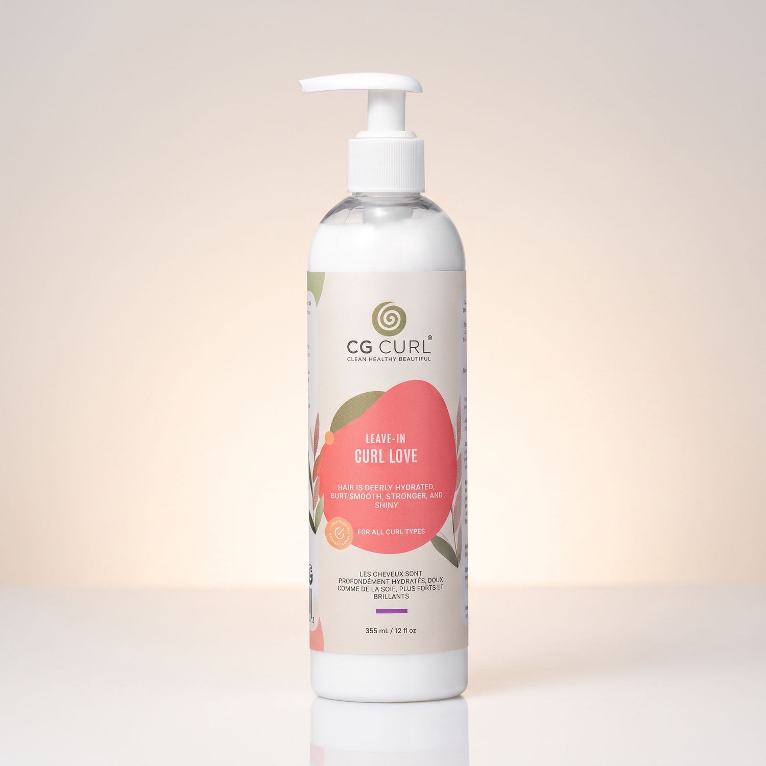CG CURL – Soin Sans Rinçage Hydratant Boucles 355ml / 12oz (Leave-In Curl Love) - hero