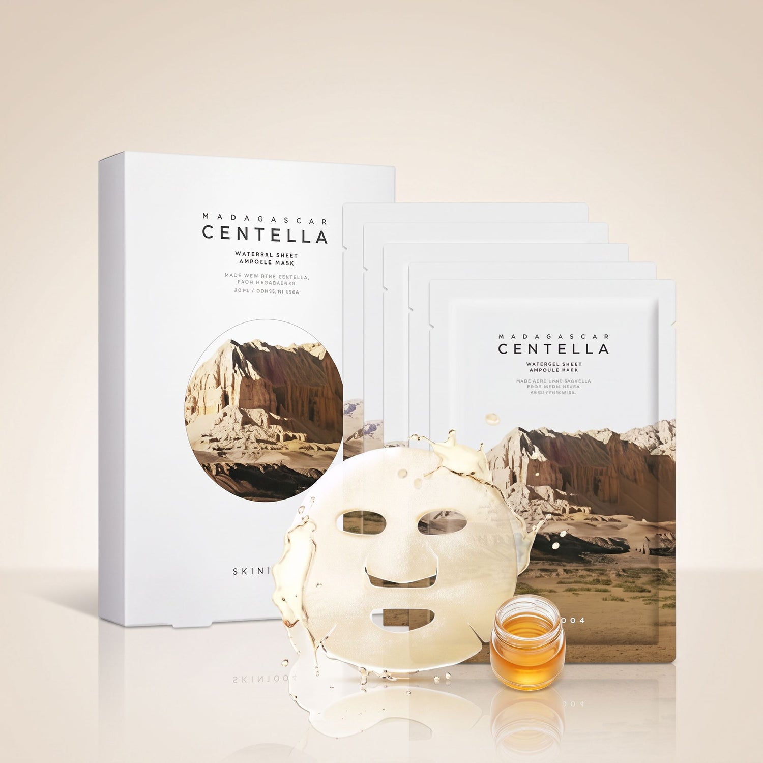 SKIN1004 Madagascar Centella Watergel Sheet Ampoule Mask – Masque Tissu Apaisant - hero