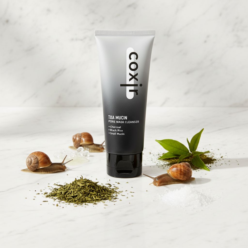 COXIR – TXA Mucin Pore Mask Cleanser — Nettoyage purifiant des pores - ingredients
