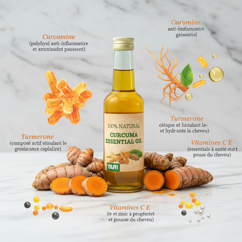Yari Huile Essentielle de Curcuma 250 ml - ingredients