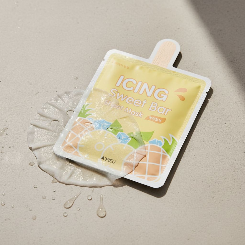 [A'pieu] ICING SWEET BAR SHEET MASK [PINEAPPLE] - texture