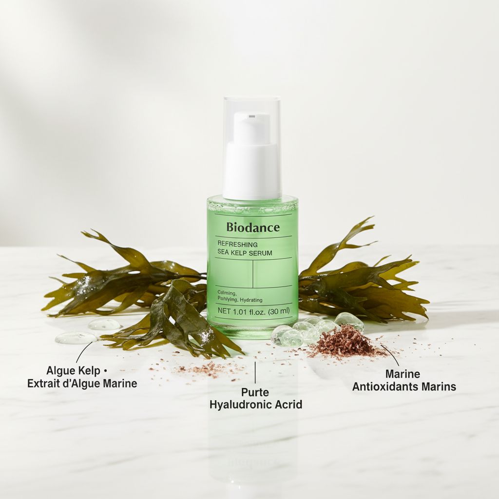 [BIODANCE] REFRESHING SEA KELP SERUM 30ml — Sérum hydratant à l'algue marine - ingredients