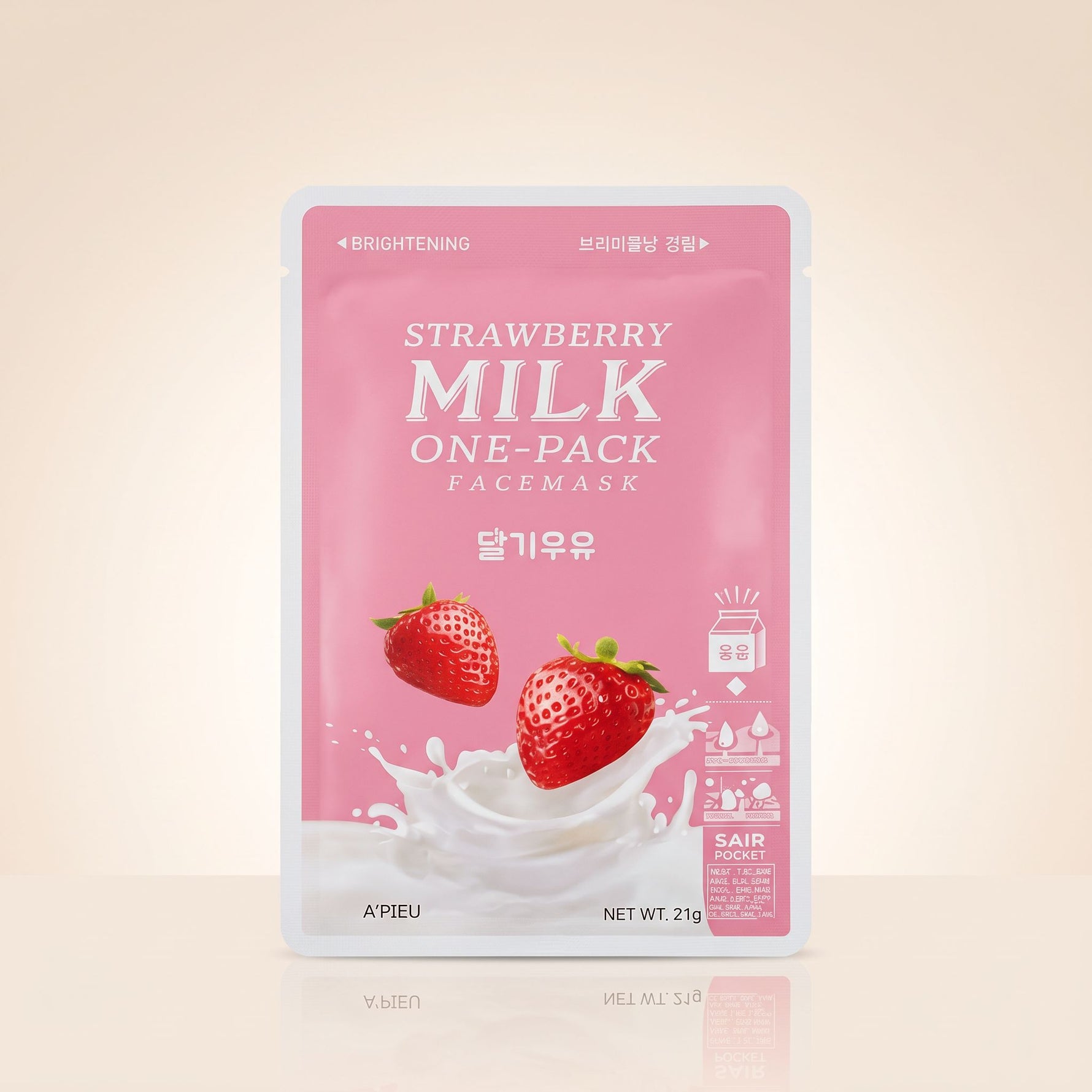 [A'pieu] STRAWBERRY MILK ONE-PACK - hero
