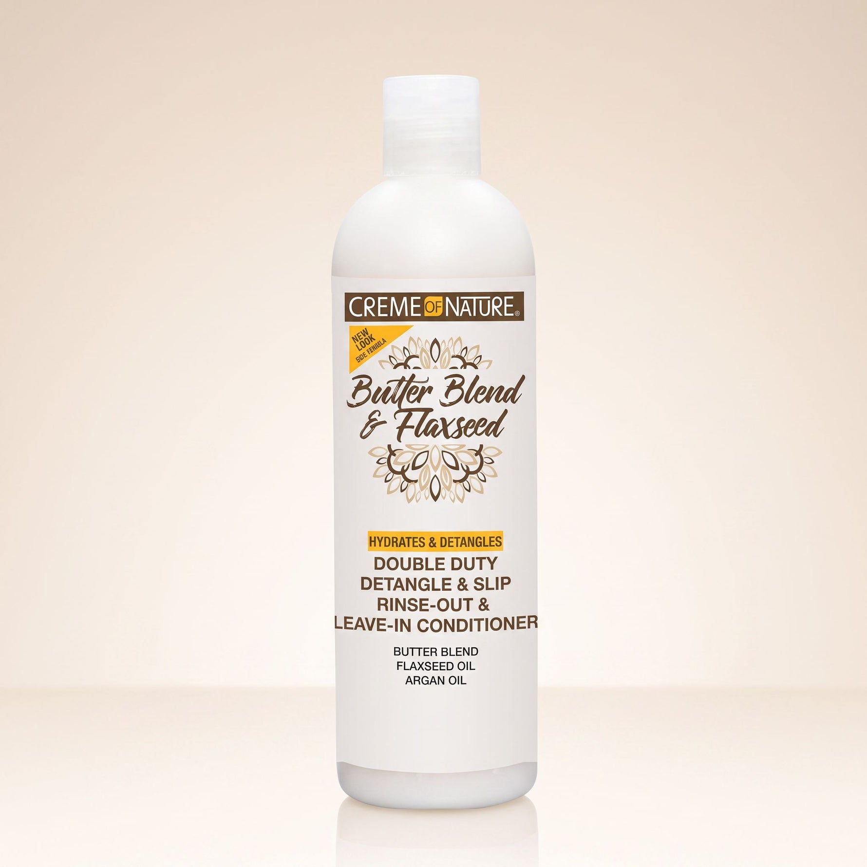 Creme of Nature – Leave-In Hydratant Butter Blend & Flaxseed 12oz (BB&F Leave-In Conditioner) - hero