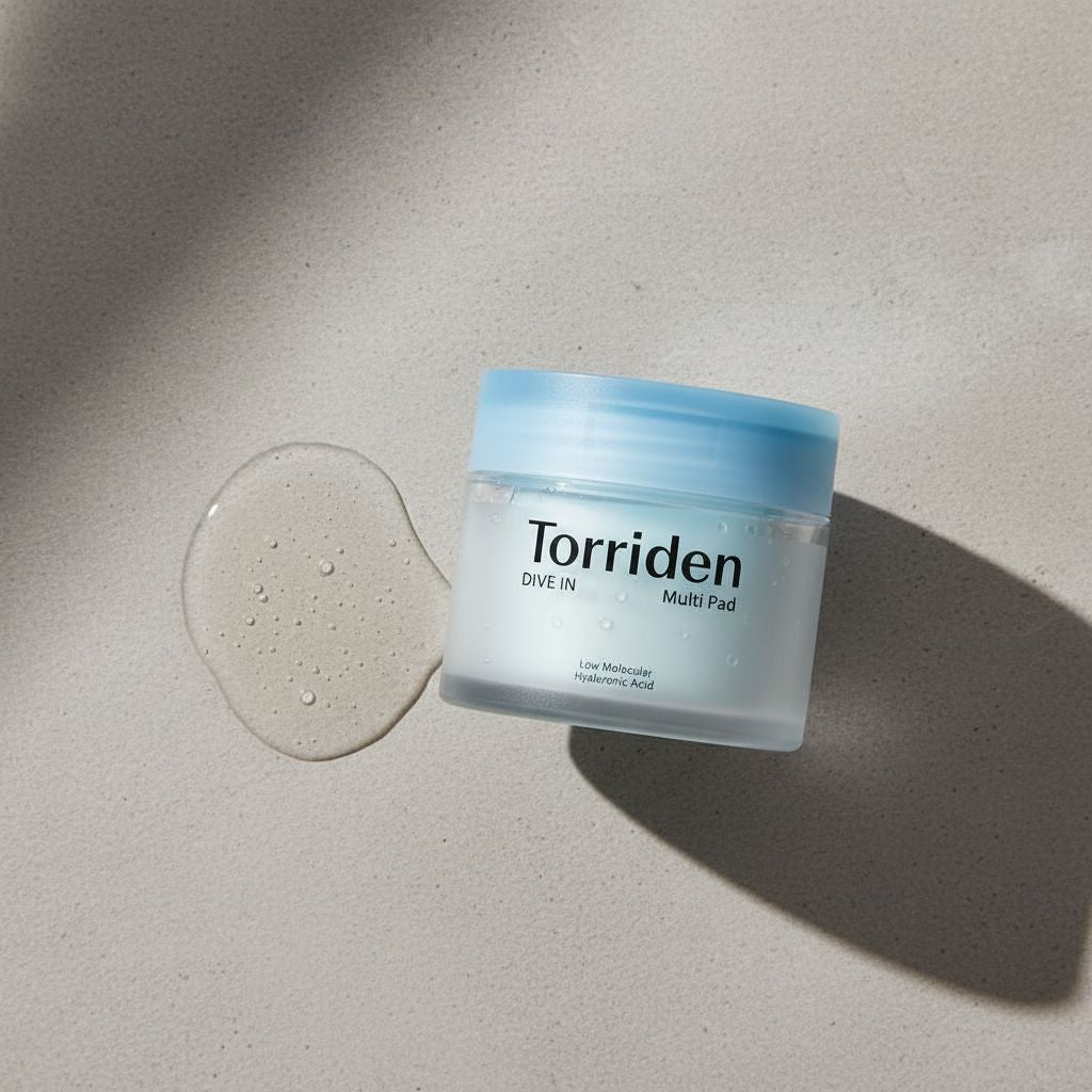 Torriden Hyaluronic Soothing Toner Pads – Disques Hydratants Apaisants 80 pcs - texture