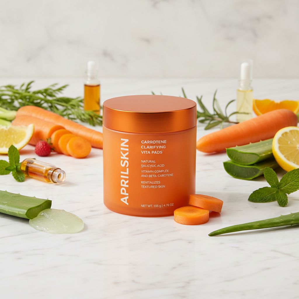[APRILSKIN (EU)] CARROTENE CLARIFYING VITA PADS (60EA)135G (EU) - ingredients
