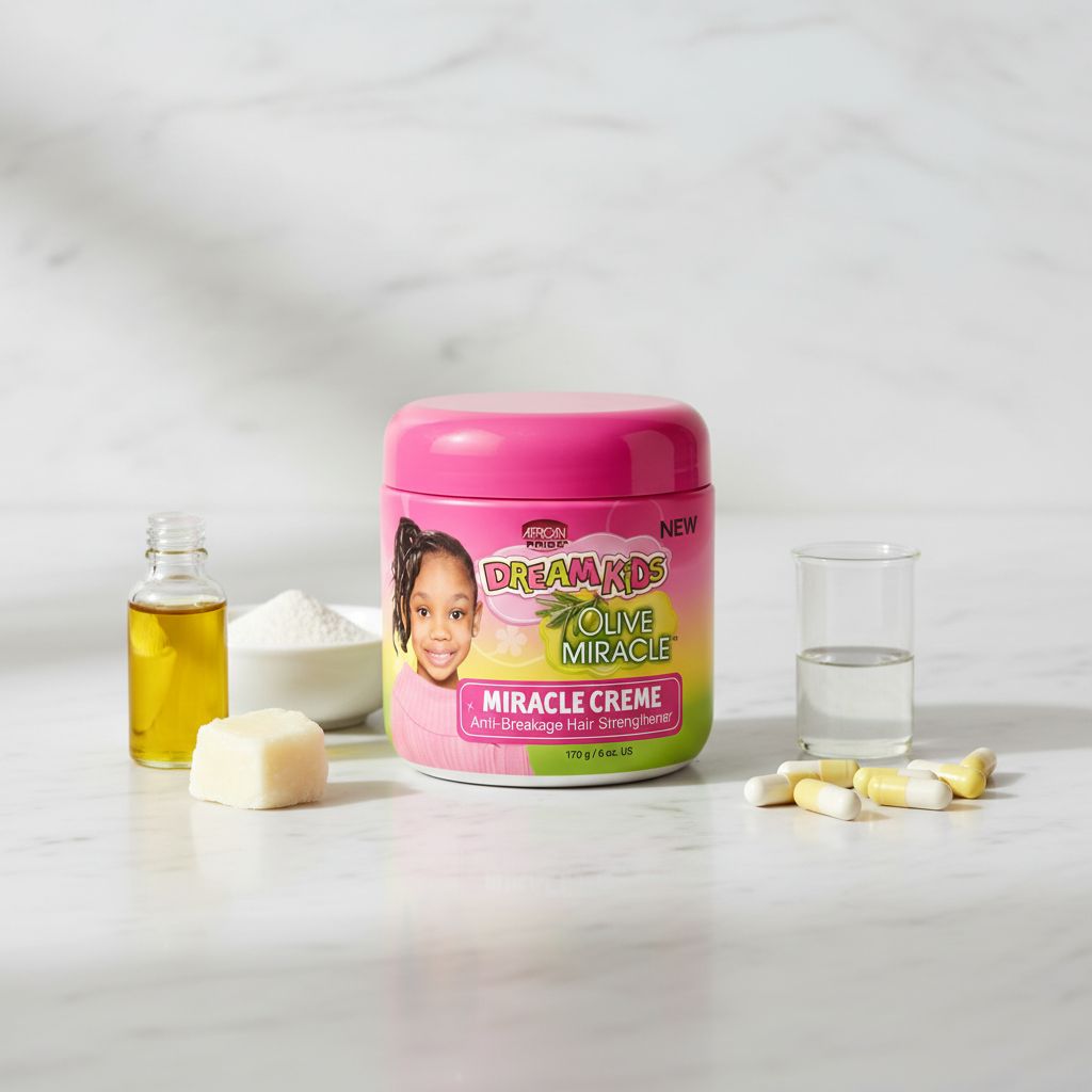 African Pride Dream Kids Olive Miracle Crème 177 ml (6 oz) - ingredients