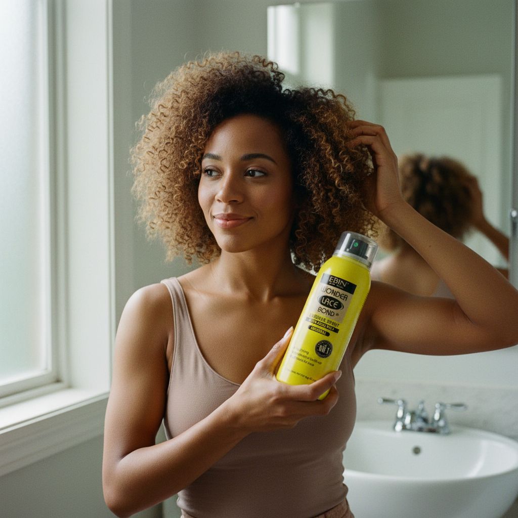 EBIN Wonder Lace Bond Spray Extra Mega Hold 180ml - lifestyle