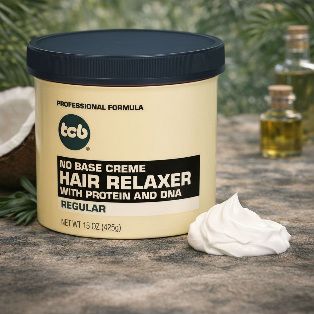 TCB No Base Crème Défrisante – Regular 15 oz - texture