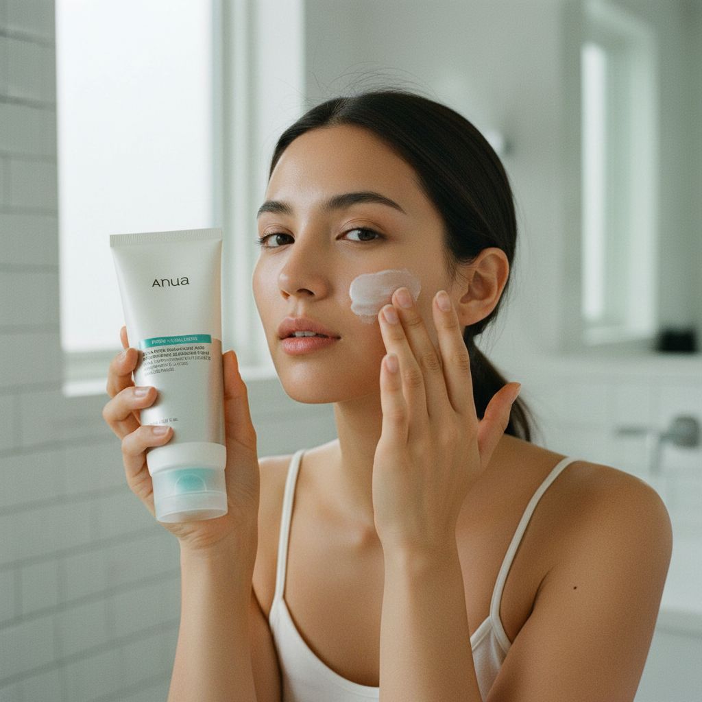 Anua - PDRN Hyaluronic Acid Moisturizing Cleansing Foam 150ml — Mousse nettoyante ultra hydratante - lifestyle