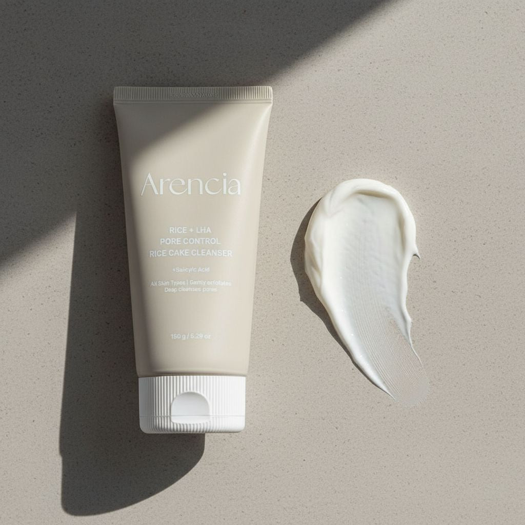 Arencia – Rice + LHA Pore Control Rice Cake Cleanser — Nettoyage en profondeur des pores - texture