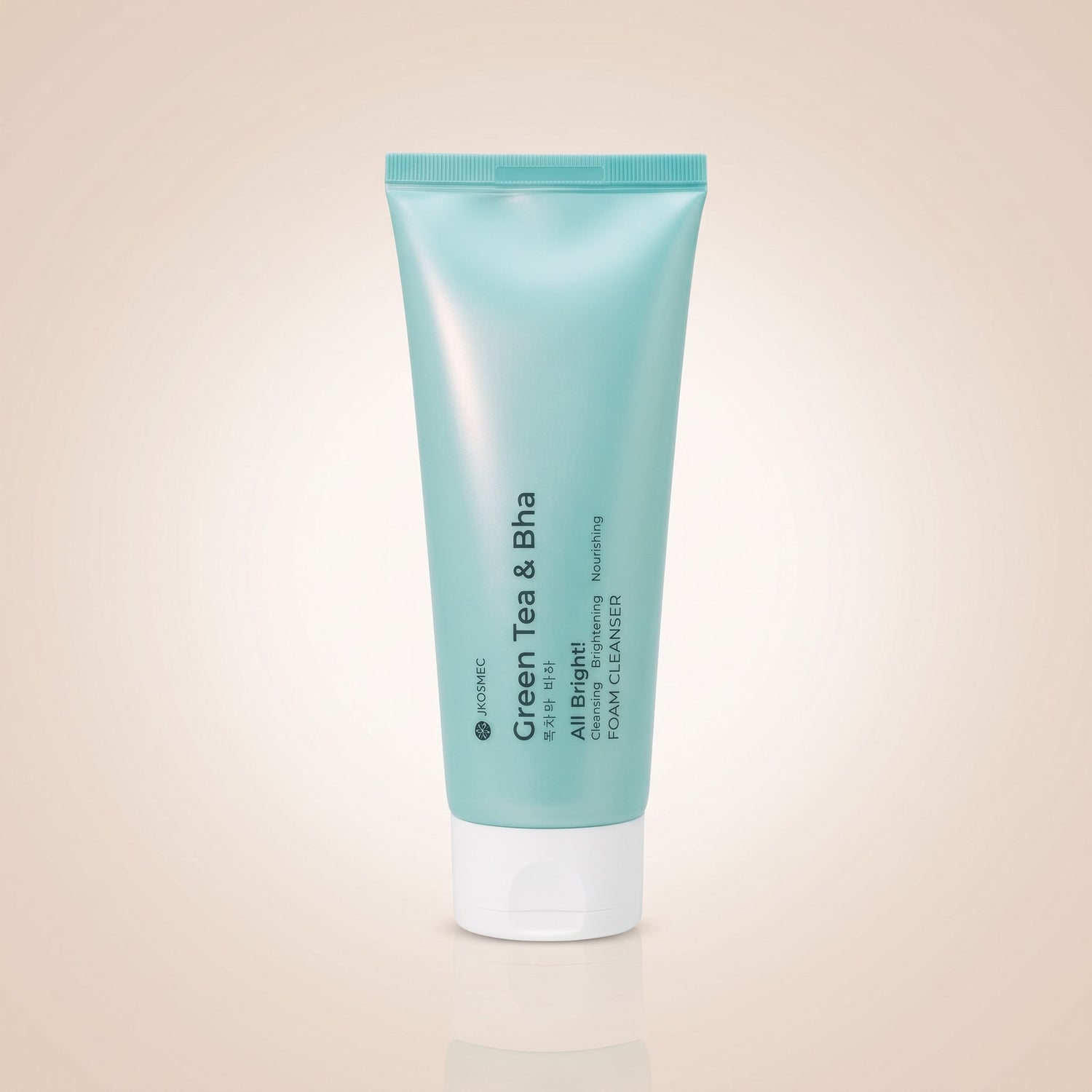 JKOSMEC Green Tea & BHA Foam Cleanser – Mousse Nettoyante Purifiante 180 ml - hero