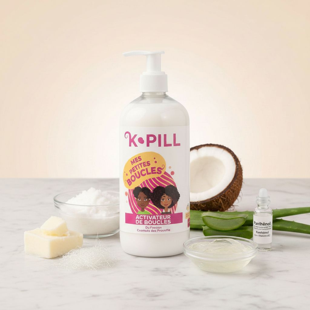 K PILL – Mes Petites Boucles Shampoing Doux Hydratant 500ml - ingredients