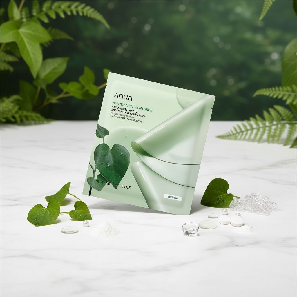 ANUA HEARTLEAF 70 SOOTHING COLLAGEN MASK - ingredients