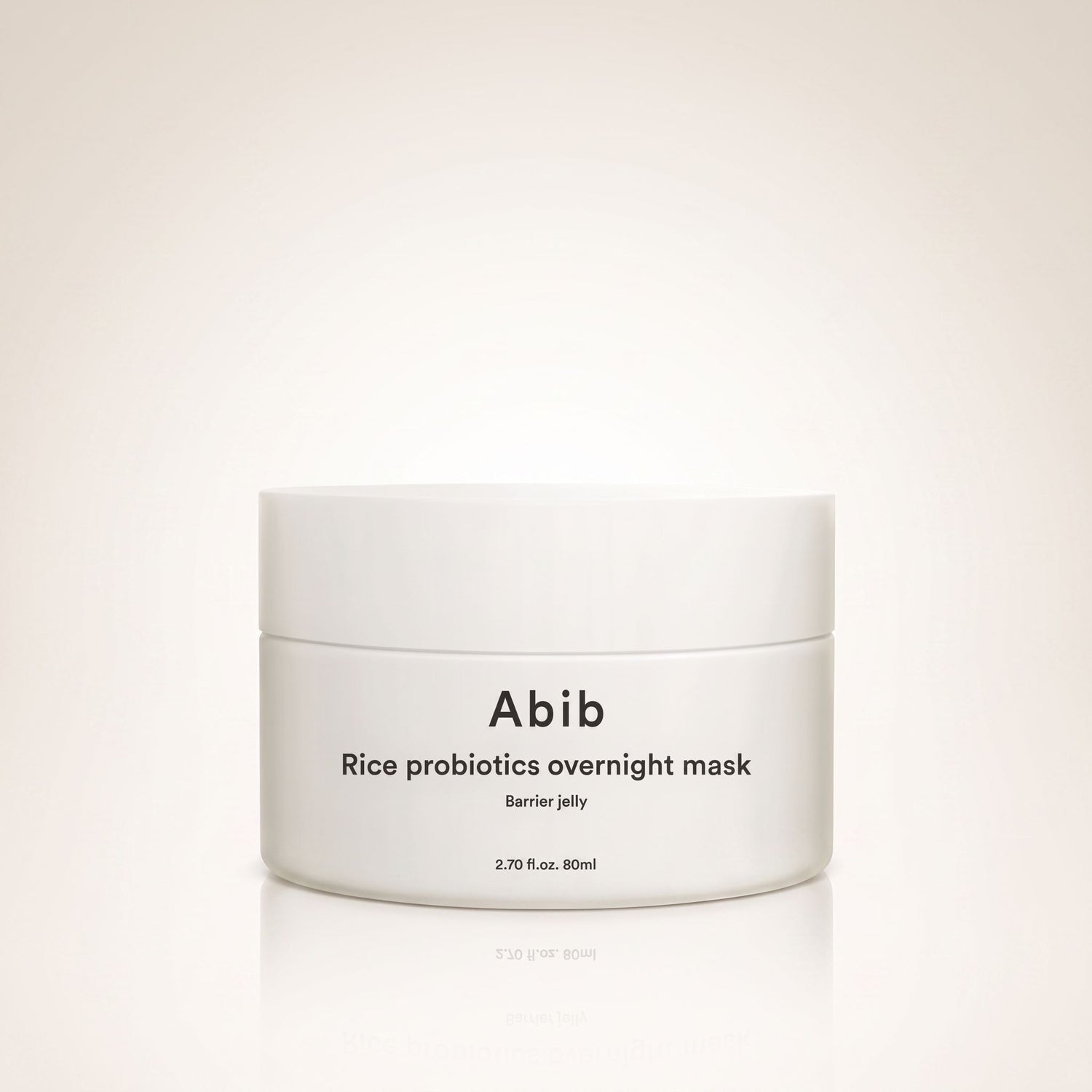 [Abib] RICE PROBIOTICS OVERNIGHT MASK BARRIER JELLY 80ml — Barrière réparatrice nuit intensive - hero
