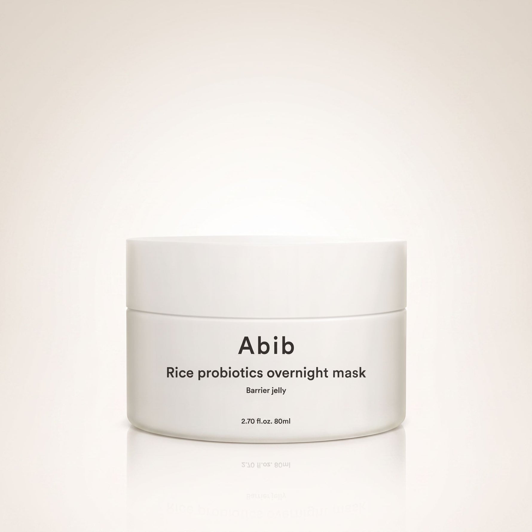 [Abib] RICE PROBIOTICS OVERNIGHT MASK BARRIER JELLY 80ml — Barrière réparatrice nuit intensive - hero