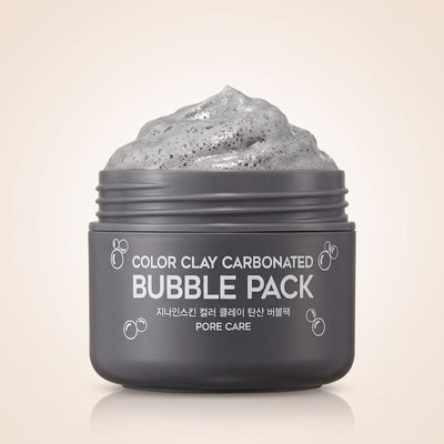 G9 Skin – Color Clay Carbonated Bubble Pack – 100ml — Masque purifiant effervescent intense