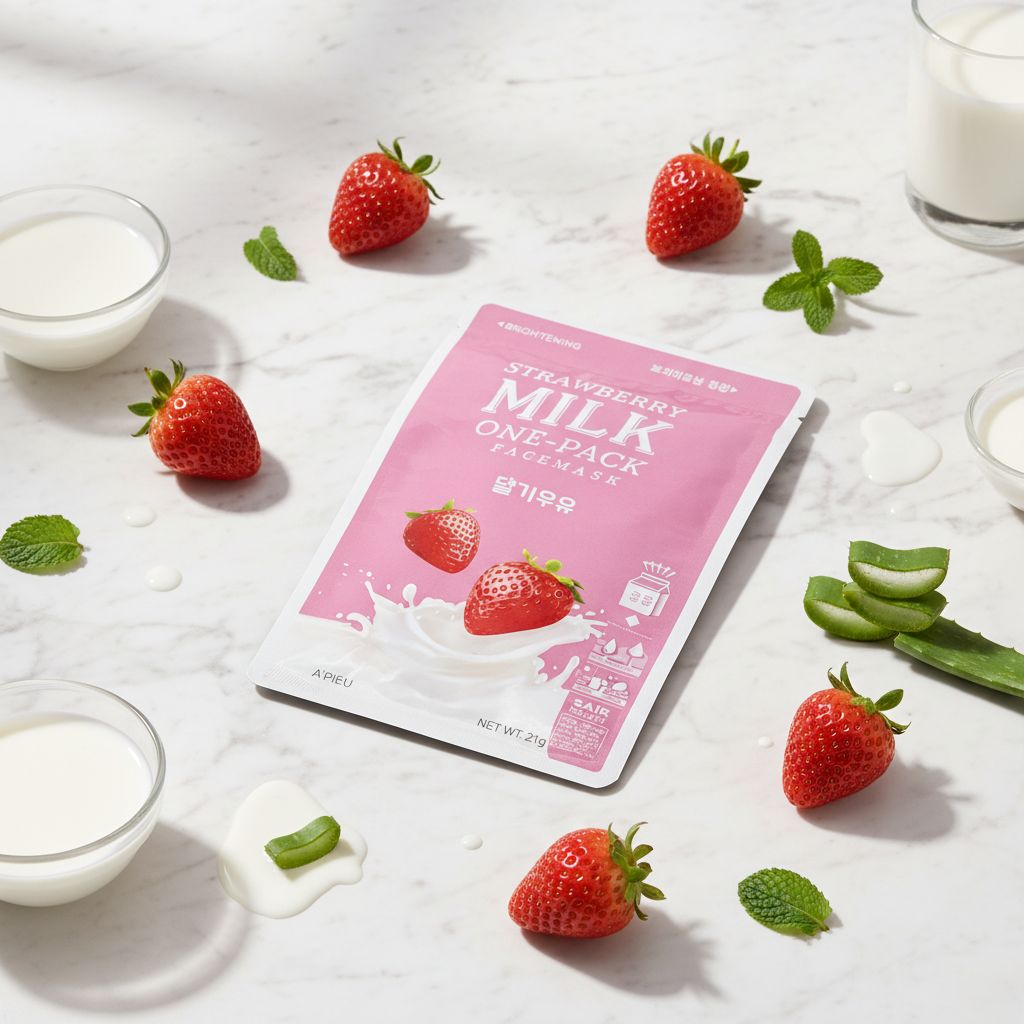 [A'pieu] STRAWBERRY MILK ONE-PACK - ingredients