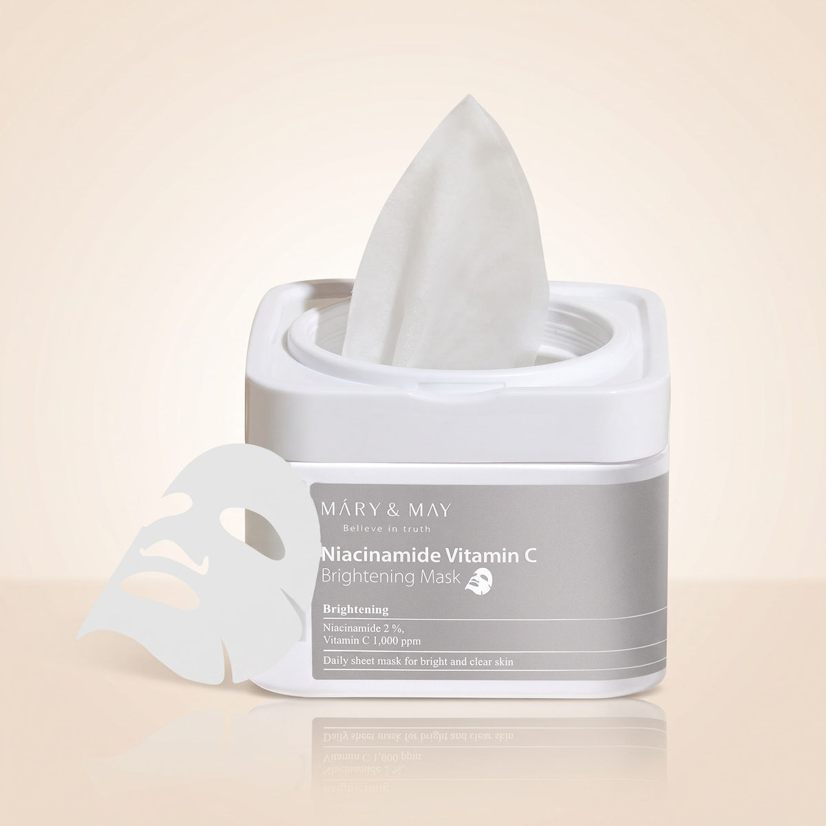 Mary & May - Niacinamide Vitamin C Brightening Mask — Masque éclat illuminateur intensif - hero