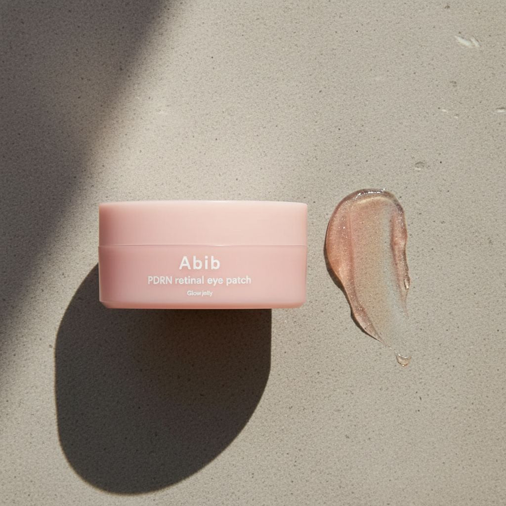 [Abib] PDRN RETINAL EYE PATCH GLOW JELLY 84g(60ea: 30pairs) — Contour des yeux illuminé et rajeuni - texture