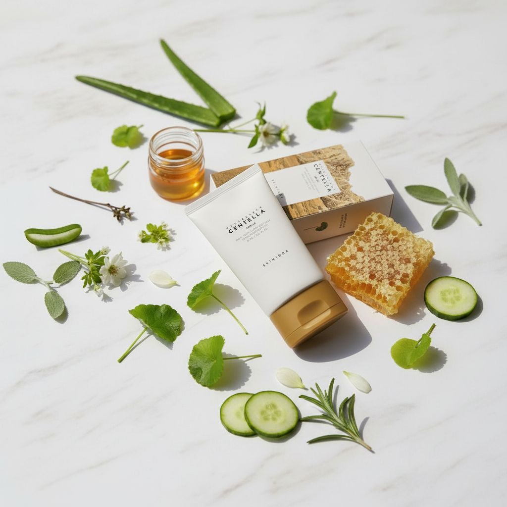 SKIN1004 Madagascar Centella Cream – Crème Apaisante à la Centella 30 ml - ingredients