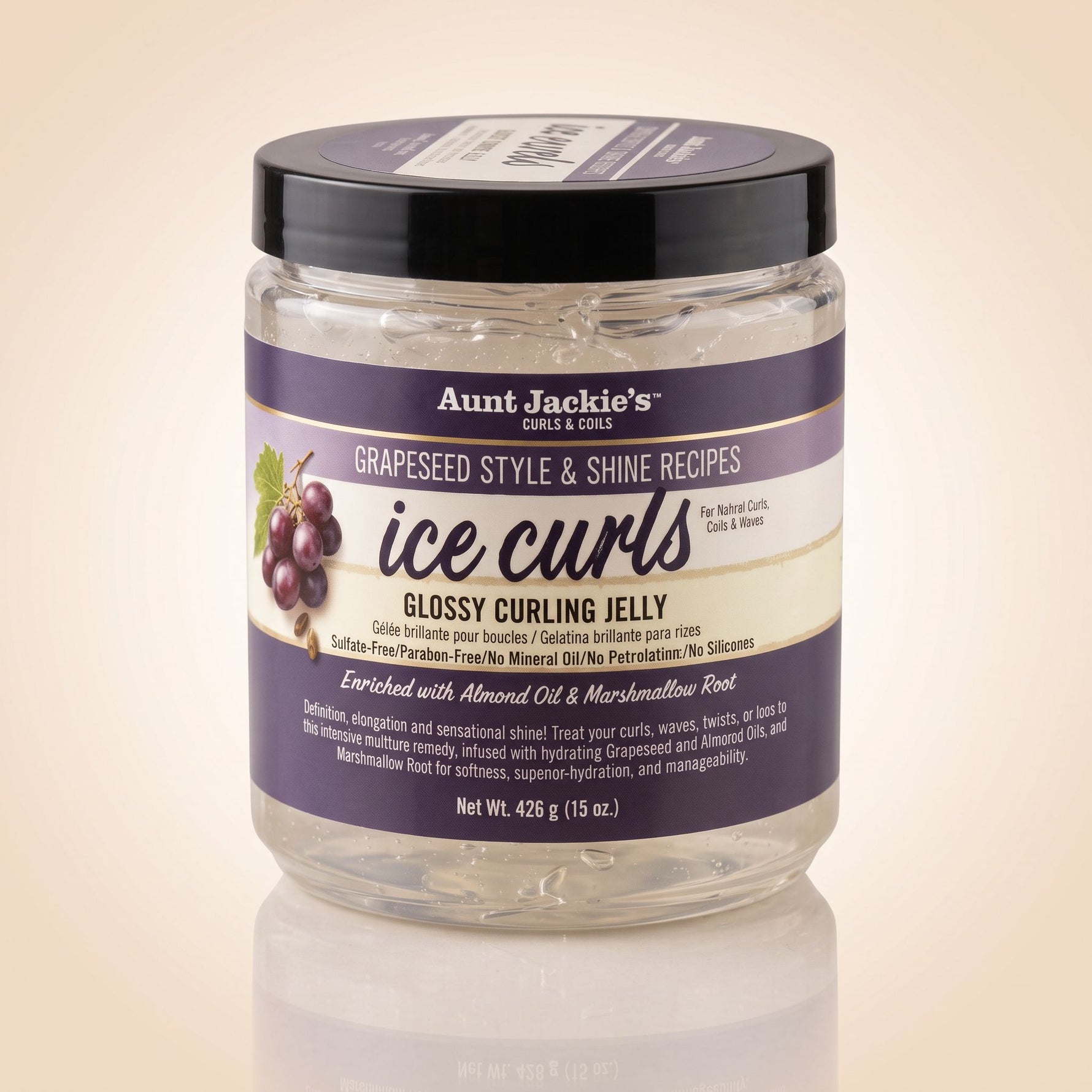 Aunt Jackie’s Grapeseed Ice Curls Glossy Curling Jelly 426 g (15 oz) - hero