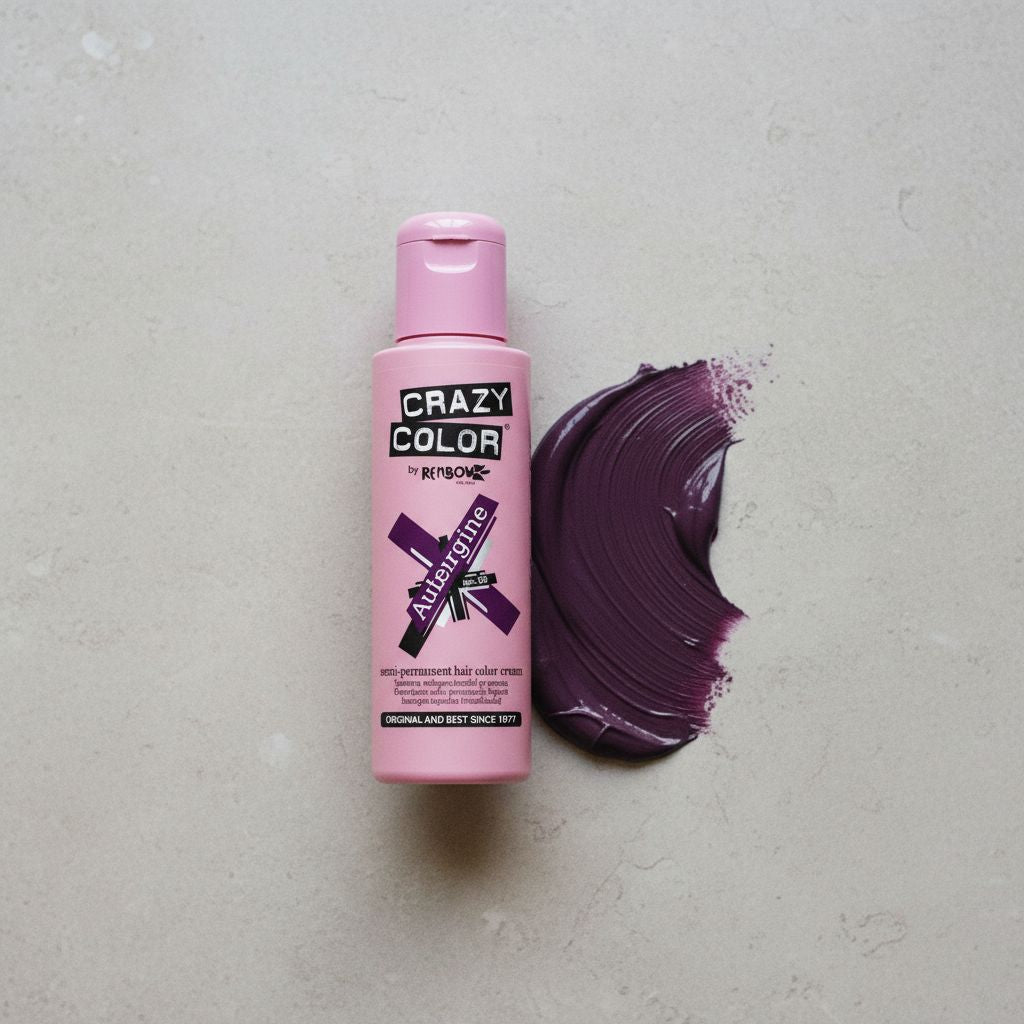 Crazy Color Aubergine 100 ml - texture