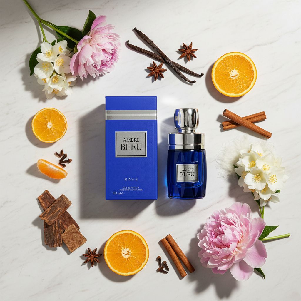 LATTAFA Rave Ambre Bleu Eau de Parfum  - 100ml - ingredients