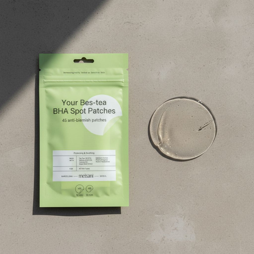 Meisani Your Bes-Tea BHA Spot Patches – Patchs Anti-Imperfections - texture