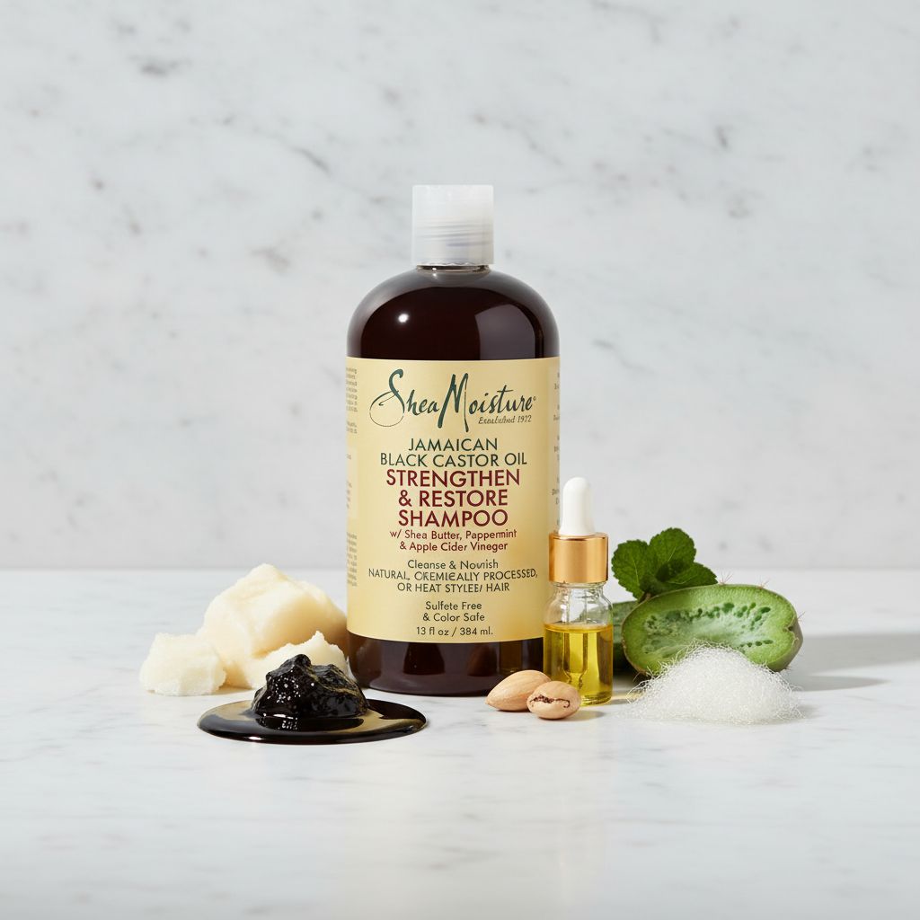 Shea Moisture – Jamaican Black Castor Oil Strengthen & Restore Shampoo 384ml - ingredients