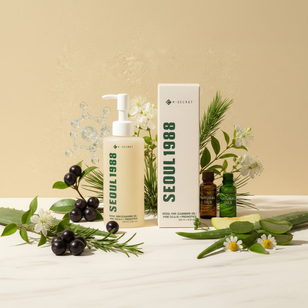 KSECRET Seoul 1988 Cleansing Oil – Pine Cica 1% + Probiotics 200 ml - ingredients