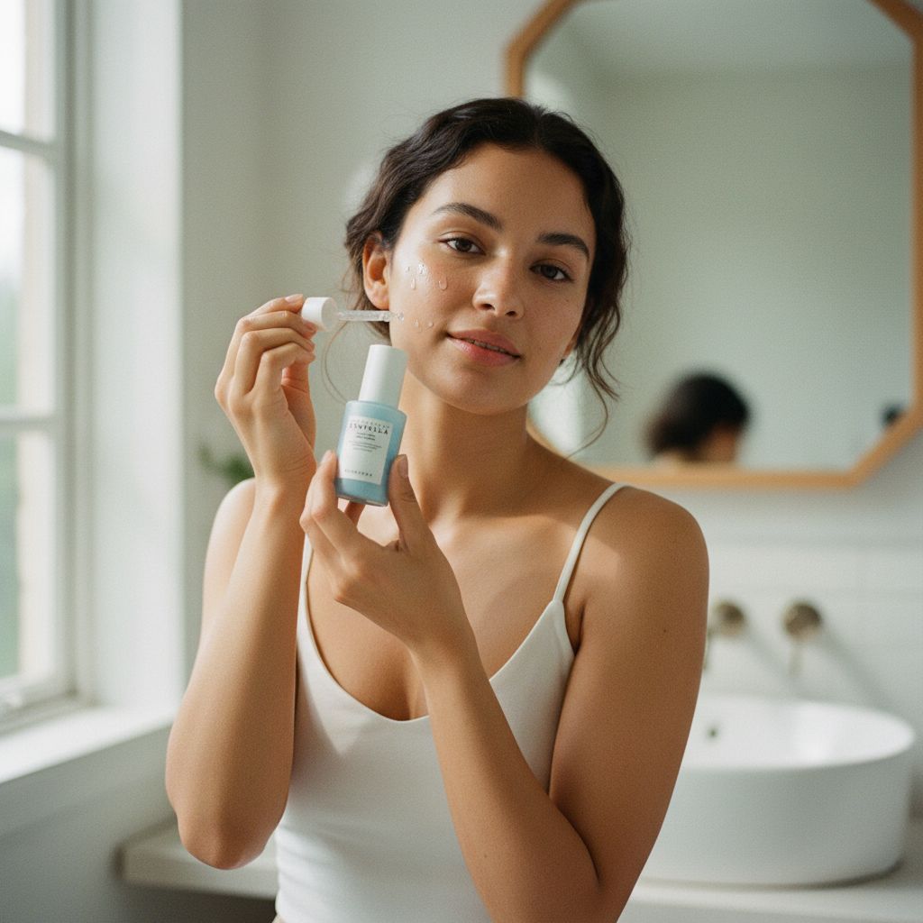 SKIN1004 Madagascar Centella Hyalu-Cica Blue Serum – Sérum Hydratant Apaisant 50 ml - lifestyle