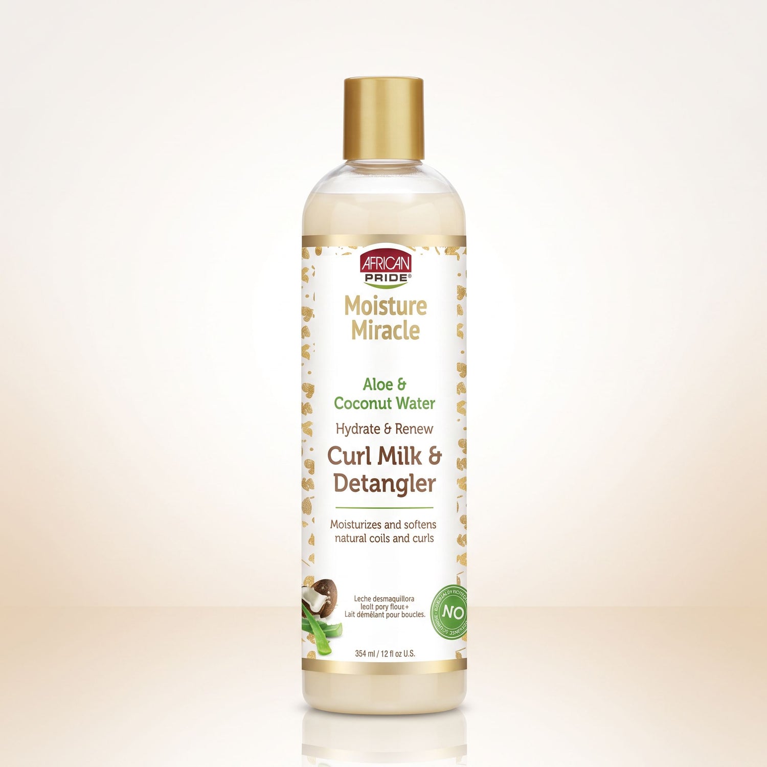 African Pride Moisture Miracle – Lait Capillaire Démêlant Curl Milk 354ml - hero