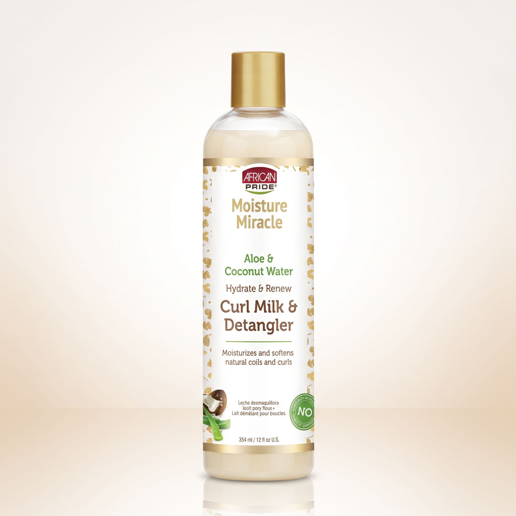 African Pride Moisture Miracle – Lait Capillaire Démêlant Curl Milk 354ml - hero