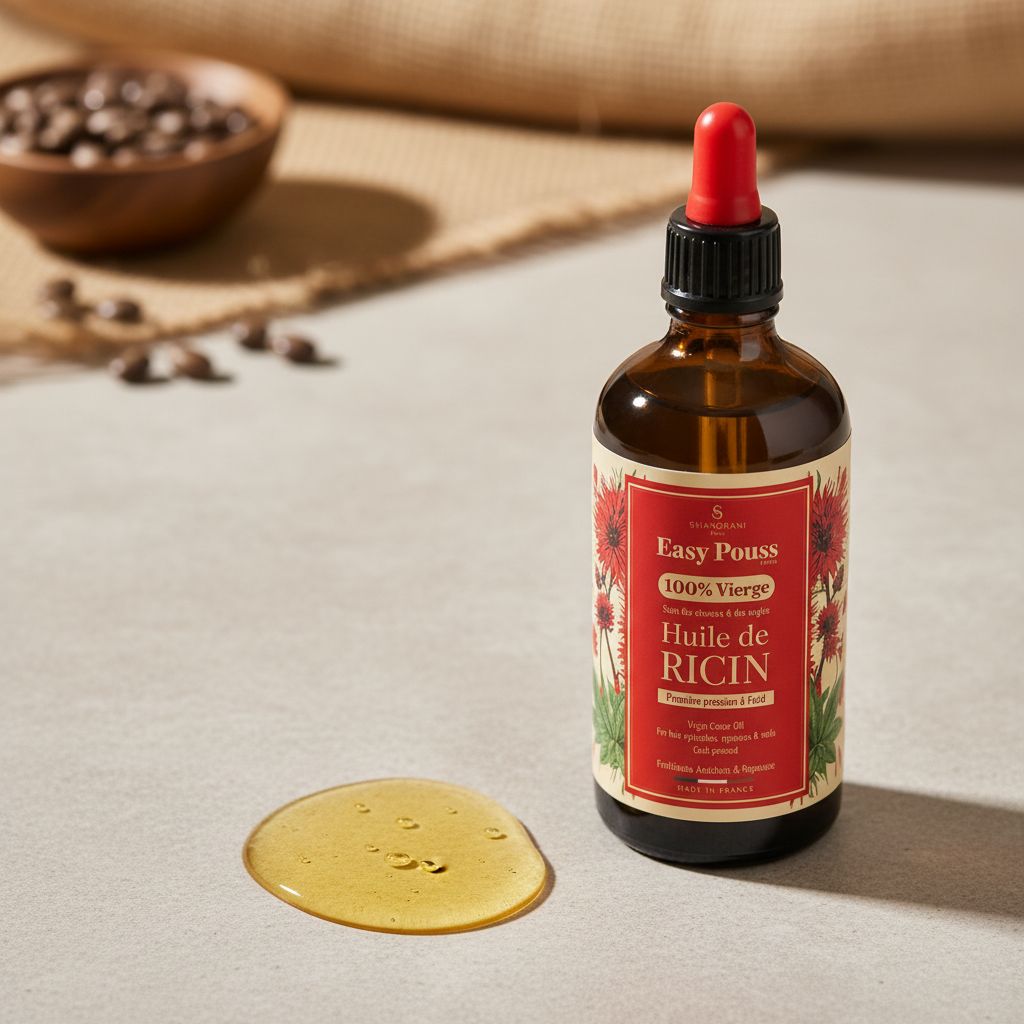 Easy Pouss Huile de Ricin 100 ml - texture