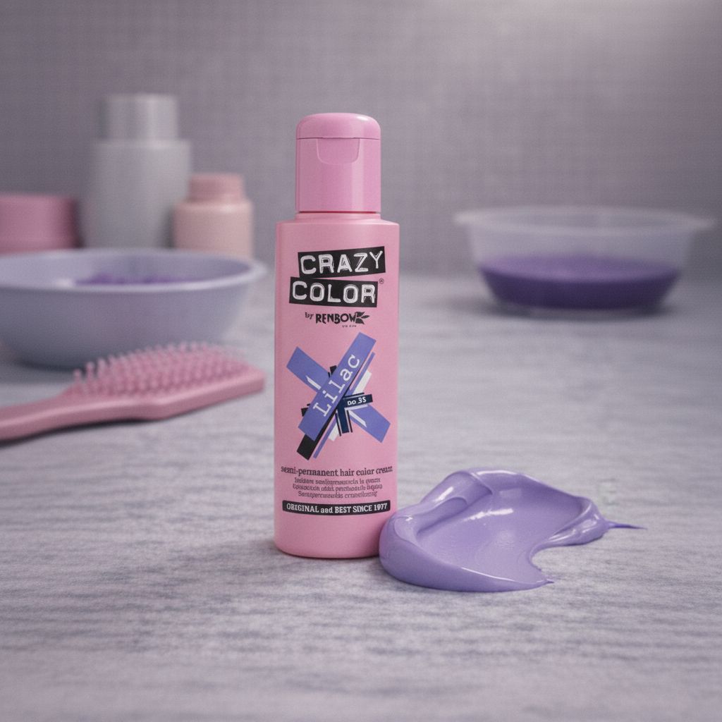 Crazy Color Lilac 100 ml - texture
