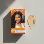 Creme of Nature Gel Hair Color Soft Black 3.0 - texture