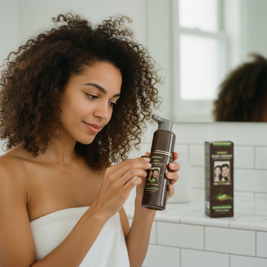 VEINIRA Dark Brown HAIR Shampoo 200ml (Bouteille) - lifestyle