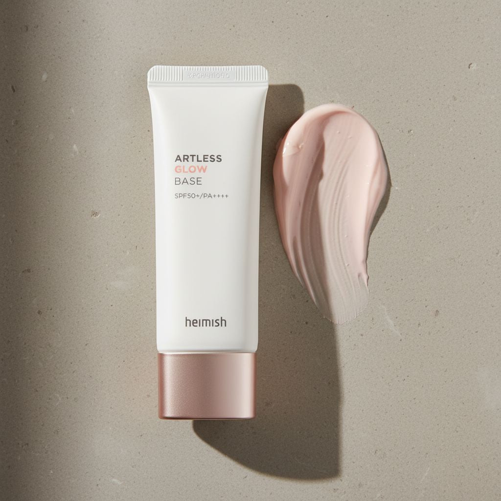 Heimish - Artless Glow Base SPF 50+ PA+++ — Base lumineuse protectrice teintée - texture