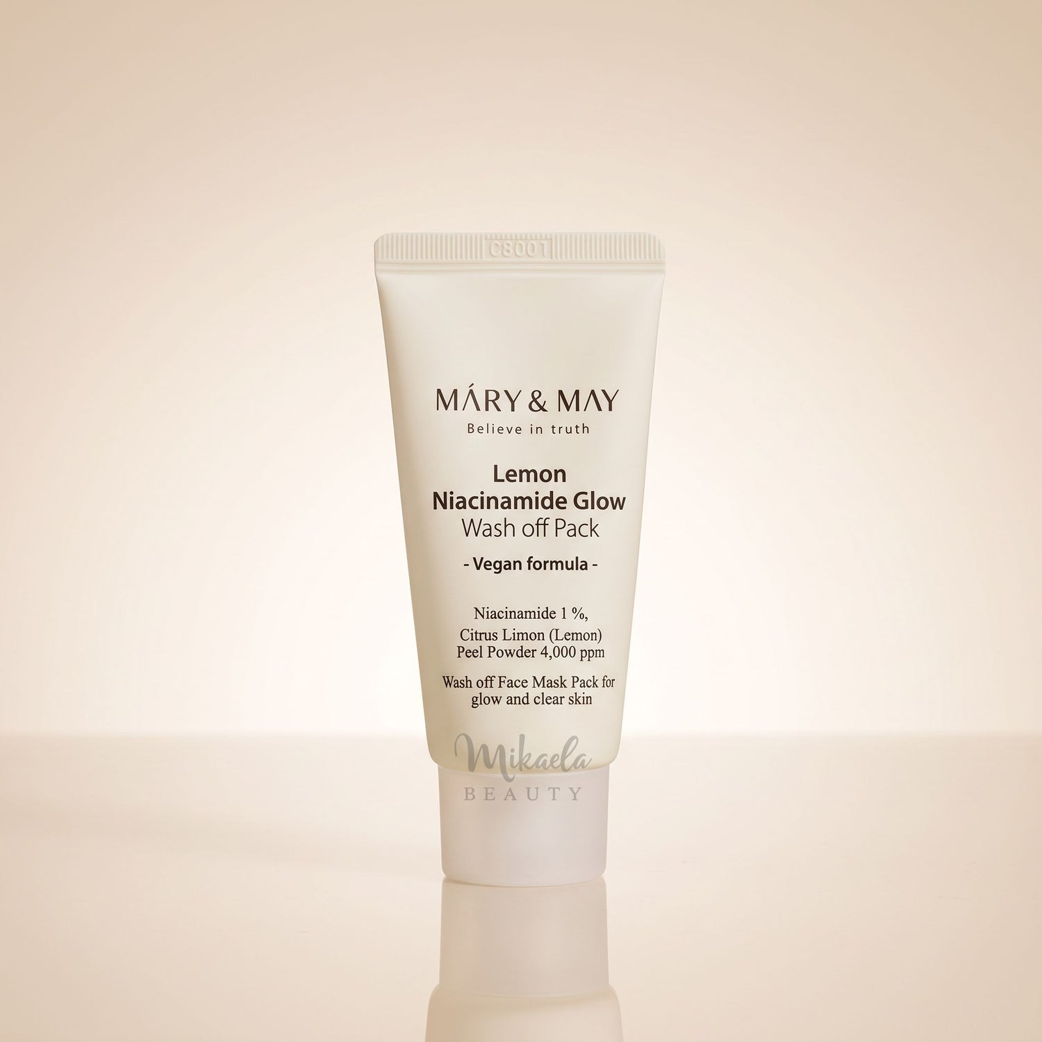 [Mary&May] Lemon Niacinamide Glow Wash off Pack 30g — Masque éclat citron purifiant - hero
