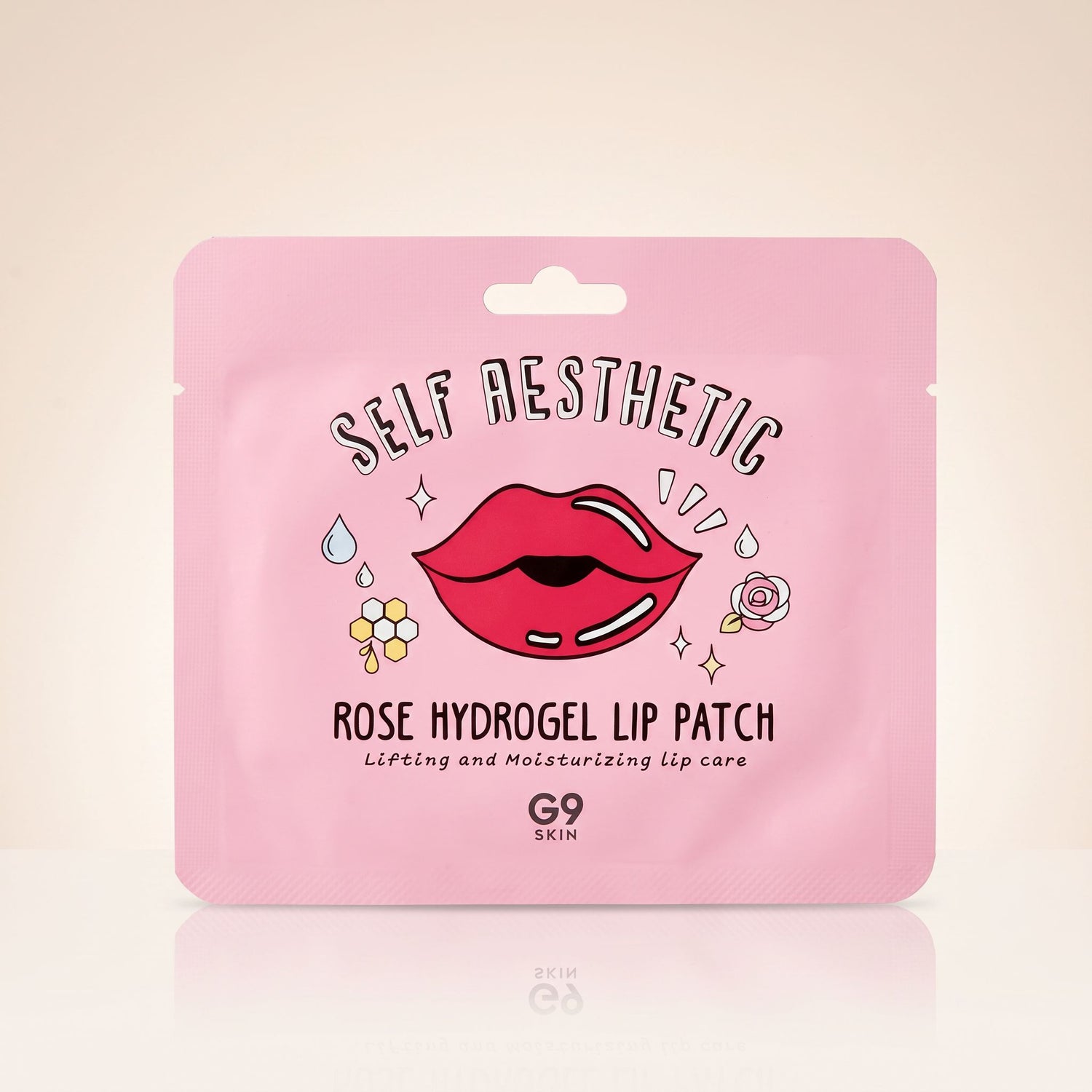 G9 SKIN Self Aesthetic Rose Hydrogel Lip Patch – Patch Hydrogel Hydratant pour les Lèvres - hero