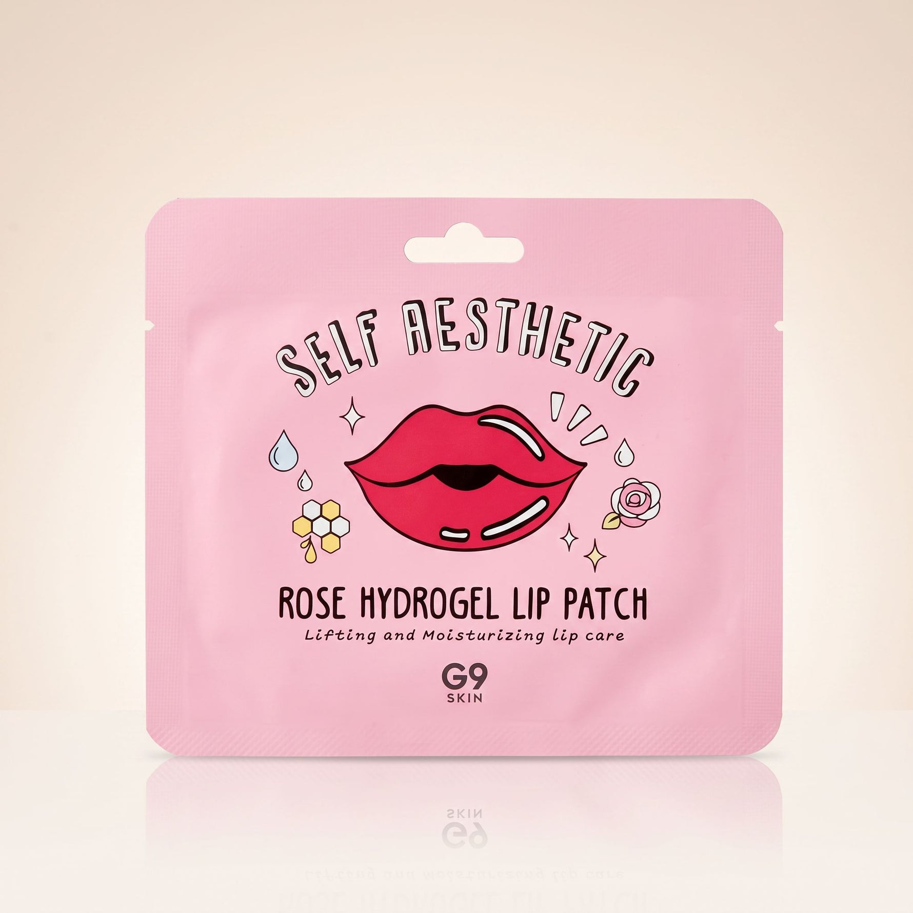 G9 SKIN Self Aesthetic Rose Hydrogel Lip Patch – Patch Hydrogel Hydratant pour les Lèvres - hero