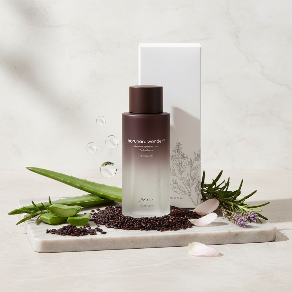 Haruharu Wonder Black Rice Hyaluronic Toner – Tonique Hydratant au Riz Noir (Sans Alcool & Sans Parfum) 300 ml - ingredients