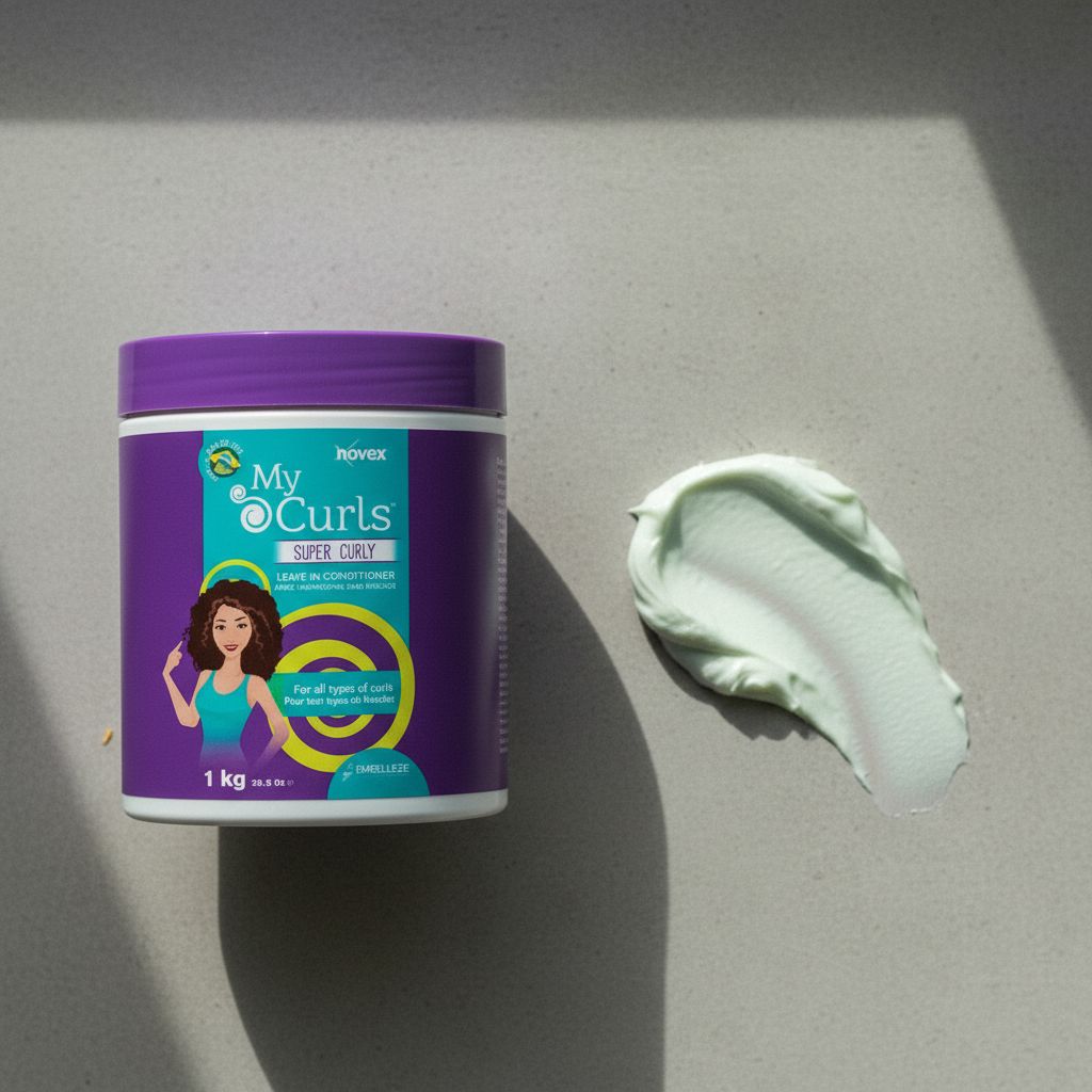 Novex – My Curls Super Curly Leave-In Conditioner 1kg - texture